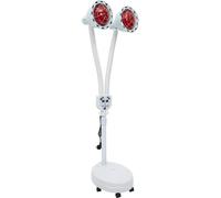 Lampe de thérapie électrique à infrarouge, réglable à 360°, design double tête, blanc