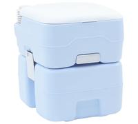 Lampe de Toilette Portable Bleue et Blanche en Plastique 20 L,Toilettes & dispositifs urinaires Mobiles,4.95KG-42001428