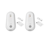 Lampe de toilette rechargeable avec stérilisation ultraviolette et détection intelligente, lampe de nuit USB-C à décoller et à coller pour salle de bain, batterie 1800 mAh, convient à toutes les