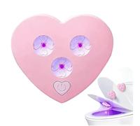 Lampe de toilette UV pour salle de bain - Détection intelligente des odeurs | Lampe UVC pour abattant de toilettes pour propriétaires, locataires, maison, hôtel, camping-car, chambre d'amis, bureau