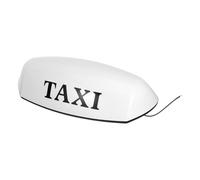Lampe de Toit LED 12v pour Taxi, Base à Ventouse, Dôme Blanc | Plastique Étanche, Retrait Rapide, Usage Urbain Nocturne, pour Flotte, Vtc et Toit de Voiture