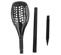 Lampe de torche solaire avec flamme vacillante colorée RVB 30 lm IP65 étanche LED solaire d'extérieur pour jardin Lawn Yard