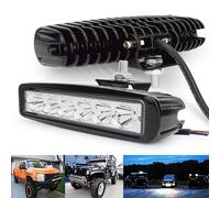 Lampe De Travail 18w 6 Led 800lm Pour Moto, Camion, Tracteur De Bateau, Lampe De Travail Hors Route, Conduite De Moto