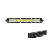 Lampe de travail à LED, 12V 24V, pare-chocs tout-terrain, barre à LED mince de 11 pouces
