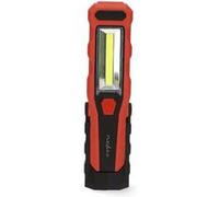 Lampe de Travail à LED 4W 300lm Rechargeable avec Crochet et Aimant Nedis Noir / Rouge Noir / Rouge