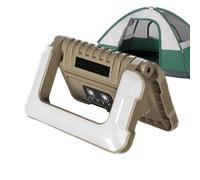 Lampe de travail à LED - 6 pouces rechargeable | Lampe PC ABS - 1000 lm, étanche, pliable, portable, construction extérieure, garage, pêche, soudage, peinture