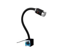 Lampe de travail à LED à base magnétique puissante, lampe de travail for machine, lampe de tour super lumineuse, lampe de table industrielle 9 W
