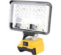 Lampe de Travail Baladeuse LED Rechargeable pour 18/20V, 50W 3000LM,Lampe Chantier avec Type C/USB, Protection Basse Tension, pour Réparation Automobile, Garage (50W Led Lampe pour Dewalt)