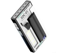 Lampe de Travail COB Latérale et Frontale 5 LEDs | Charge pour rapide Type-C, longue durée, idéal pannes courant, atelier, garage