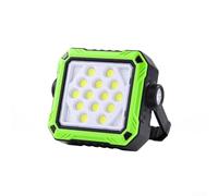 Lampe de travail COB USB rechargeable avec deux interrupteurs, éclairage réglable à 180 degrés, affichage de la charge de la batterie, chargement USB de type C, résistant à l'eau pour plusieurs