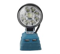 Lampe de travail électrique avec capacité de charge pour batterie Bosch LiIon pour une utilisation n'importe où (A) 7,6 cm