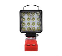 Lampe de Travail Fil 4 Pouces Compatible 20V - Projecteur LED Rechargeable Pliable pour Chantier Atelier Mécanicien(A)