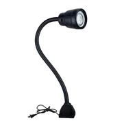 Lampe de travail, Lampe de machine à LED avec col de cygne flexible et base magnétique, Fixation par vis, Lampe d'outil d'atelier pour tour, banc, machine à coudre, grille, éclairage industriel ( Size
