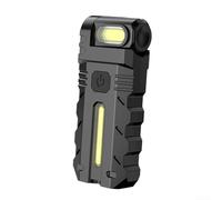 Lampe de travail LED COB avec tête rotative à 180 degrés, base magnétique et alimentation rechargeable par USB pour inspection de moteur automobile et réparations à domicile (1 pièce)