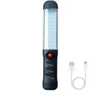 Lampe De Travail Led Cob Puissante,Lampe Mécanique De Garage De Voiture,Lampe De Poche Rechargeable Par Usb,Torche Magnétique,Lumière D'Urgence,Voyant D'Avertissement.G76-A.
