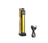 Lampe de travail LED compacte avec batterie intégrée et base pour les urgences, les inspections de voiture et les voyages