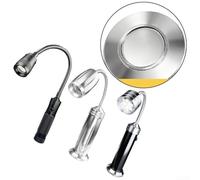 Lampe de travail LED compacte conçue avec un aimant de force industrielle, un col rotatif et un contrôle du faisceau spot à large pour chantier, garage et utilisation mobile (A2406)