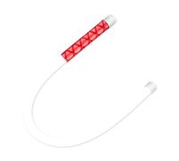 Lampe de travail LED flexible rechargeable de 76,2 cm avec poignée portative et corps pliable pour travaux d'entretien et de réparation, lampe d'inspection pliable, blanc