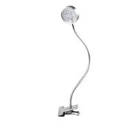 Lampe De Travail LED For Machine-outil, Éclairage D'atelier Flexible, Avec Base À Pince En Fer, Convient For Le Tour, Le Travail, La Couture Et L'esthétique(7W/220V)