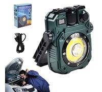 Lampe de travail LED - Lampe de travail solaire | Lampes solaires portables à DEL | Lampes de poche portables avec 5 modes d'éclairage Lampe de camping lumineuse pour panne de courant, chantier, pêche