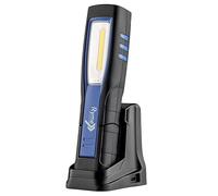 Lampe de travail LED Mini Max Pro | 600 lumens, base de charge incluse, corps magnétique et articulé 180°, IP65, USB-C, autonomie jusqu'à 10 heures