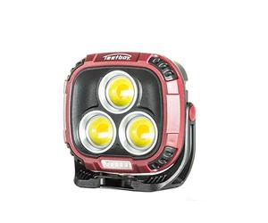 Lampe de travail LED multifonctionnelle Testboy Light 400 (boîtier robuste, pivotant à 180°, rechargeable via USB-C, fonction Power Bank, lampe d'atelier)