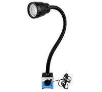 Lampe De Travail LED Portable,Dotée D'un Tube À Col De Cygne Flexible Et D'une Base Magnétique,Lampe De Travail Magnétique De 120 Lumens Par Watt For Tour,Machine À Coudre(5W-220V-500MM)