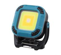 Lampe de travail LED portable rechargeable avec base magnétique et support de trépied, lanterne de camping 1200 mAh, lampe de lecture multi-mode pour réparation, pêche, tente, (bleu)