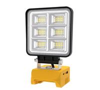 Lampe De Travail LED Portable Sans Fil Projecteur Rechargeable 6000K 48W 5200lm Pour Camping En Plein Air Travail Rechargeable