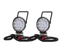 Lampe de travail LED, portable, super lumineuse, 2pcs Spot Beam