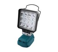 Lampe de travail LED pour batterie 18 V, lampe de poche sans fil avec port de charge USB, tête de lampe réglable de 90 à 180 degrés, compatible avec BL1830 BL1815 BL1860 B