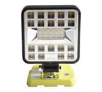 Lampe de travail LED pour batterie ONE+ 18 V, tête en alliage de zinc 30 W, lampe portable avec faisceau large, compatible avec P189 P190 PBP002 BPL1820, idéale pour le chantier de travail en plein