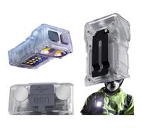 Lampe de travail LED rechargeable par USB avec support magnétique, affichage numérique de la batterie et joint articulé à 360 degrés pour divers paramètres de travail (B)