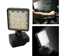 Lampe de Travail LED Rechargeable pour Batterie Metabo 18V avec Fonction Variate