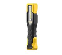 Lampe de travail LED rechargeable STAK Megatron 1000 lumens, lampe torche 200 lm, puissante lampe portable COB 10 W, IP65 IK08, batterie 5000 mAh, aimant, crochet et base pivotante à 360°, USB-C