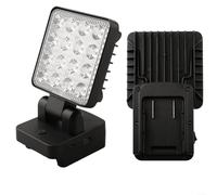 Lampe de travail LED sans fil facilement portable conçue pour s'adapter à diverses utilisations avec compatibilité avec différents modèles de la série Worx