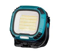 Lampe de travail LED ultra lumineuse, lampe torche rechargeable sans fil, boîtier résistant intempéries, support pliable | Camping Randonnée Pêche Construction Garage Inspection Site Éclairage