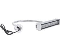 Lampe de travail LED verte 7W en aluminium et verre trempé à gradation continue Lampe de travail industrielle à détection de poussière pour atelier et machines-outils