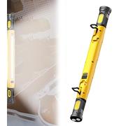 Lampe de travail magnétique 5200 mAh rechargeable, barre lumineuse LED avec crochets sans fil sous le capot pour mécanicien/réparation de voiture/garage, camping, bricolage, atelier