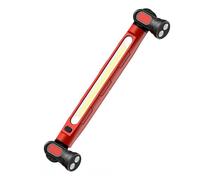 Lampe de travail magnétique 5200 mAh rechargeable, barre lumineuse LED avec crochets sans fil sous le capot pour mécanicien/réparation de voiture/garage, camping, bricolage, atelier