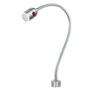 Lampe de Travail Magnétique, Lampe de Machine à LED avec Col de Cygne Flexible et Base Magnétique, Lampe de Travail à LED 5 W 24 V, Lampe à Outils D'atelier pour Tour, établi