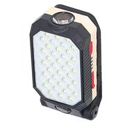 Lampe de travail magnétique LED COB, affichage de la puissance de la lampe de travail magnétique rechargeable Mode d'éclairage à 4 niveaux 4400 mAh Portable pour l'extérieur