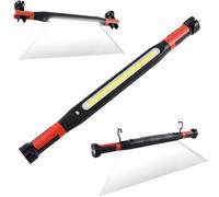 Lampe De Travail MagnéTique Led Rechargeable,Avec Crochets Et Base Magnetique,Barre Lumineuse Sous Le Capot,Pour MéCanicien/RéParation De Voiture/Garage,Camping,Bricolage,Atelier
