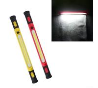 Lampe de travail magnétique sous le capot, 1230 lm 20 W, barre de lampe LED rechargeable avec batterie de 5000 mAh pour réparation de voiture, garage, camping et utilisation en extérieur (jaune)