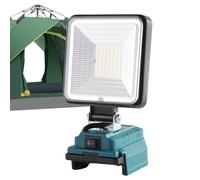 Lampe De Travail Portable - Projecteur LED Sans Fil,Lampe légère avec port de chargement USB et Type C, conçue pour atelier, rénovation maison, entrepôt, chantiers extérieurs, entretien véhicule et ga