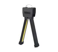 Lampe de travail portable rechargeable avec 7e vitesse - Étanche - Avec crochets - Lampe de poche pliable pour performance sur scène, fitness, photographie, musculation, camping, entraînement