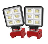 Lampe De Travail Pour Camping Mode D'éclairage Multiple Compatible Avec Les Batteries 18V 20V Pour Des Applications Polyvalentes 48 pièces De Perles LED