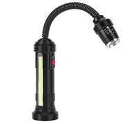 Lampe de Travail pour Machine-Outil à Zoom LED, Lampe de Travail magnétique à col de Cygne à Chargement USB Haute Puissance, lumière Flexible réglable à 360 degrés pour Tour,