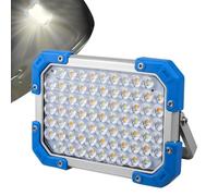 Lampe de Travail Projecteur Magnétique 7 Modes | Lampe Rechargeable Aimantée 3600mAh avec Support Pliable pour Chantier Éclairage Atelier Garage Maison Panne de Courant