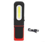 Lampe de travail rechargeable COB LED avec fixation magnétique, lampe torche d'inspection 450 lumens pour camping et réparation